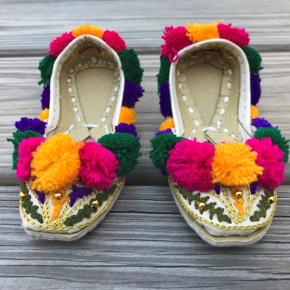 Handmade Other - Kids Khussa Fancy Indian Traditional Embroidery